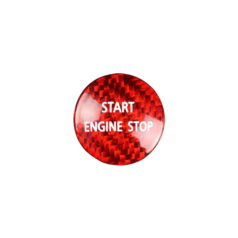 Carbon Fiber Engine Start Stop Button Cover for Land Rover Discovery (2010-2016)