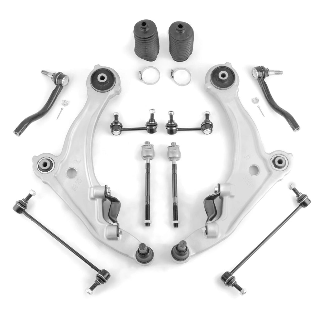 12pcs Front Lower Control Arm Tie Rods for Nissan Maxima (2009–2014) K622059