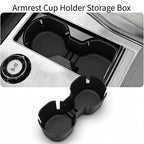 Water Cup Holder for Volvo EX90 (2025–2026) TPE Black