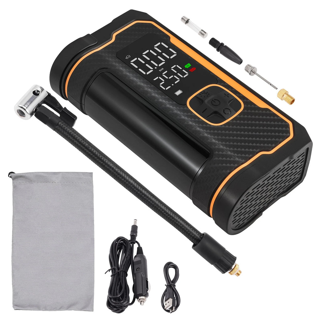 Cordless Tire Air Pump for Car Bicycle (Portable Electric Compressor)
