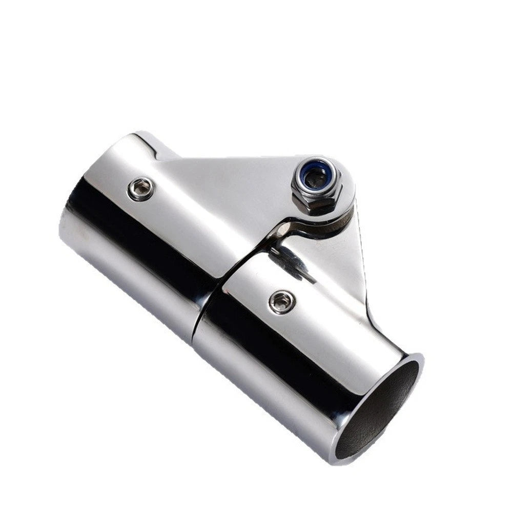 Boat Rail Fitting 22/25mm Folding Swivel Tube Connector 316 SS for Yacht