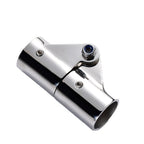 Boat Rail Fitting 22/25mm Folding Swivel Tube Connector 316 SS for Yacht
