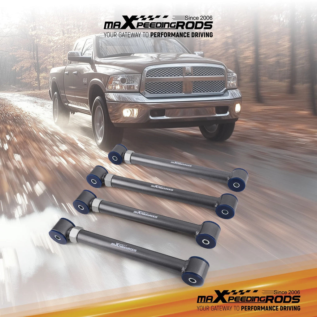 Upgraded Adjustable Front Upper & Lower Control Arms 0-6" for Dodge Ram 1994-09