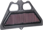 K&N High-Flow Air Filter for Kawasaki KA-9017 (OE Replacement)