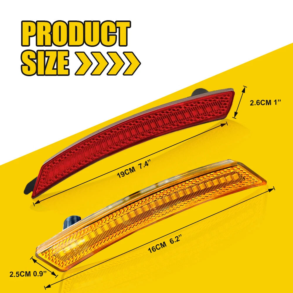 Set of 4 LED Side Marker Fender Lights for Mini Cooper (R55âR60)