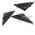 Glossy Black Door Mirror Flag Cover for Fiat 500 (2012-2019)
