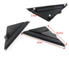 Glossy Black Door Mirror Flag Cover for Fiat 500 (2012-2019)