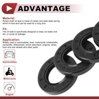 Set of 5 Rotary Shaft Oil Seals 25x47x7mm Nitrile Rubber for Various Models
