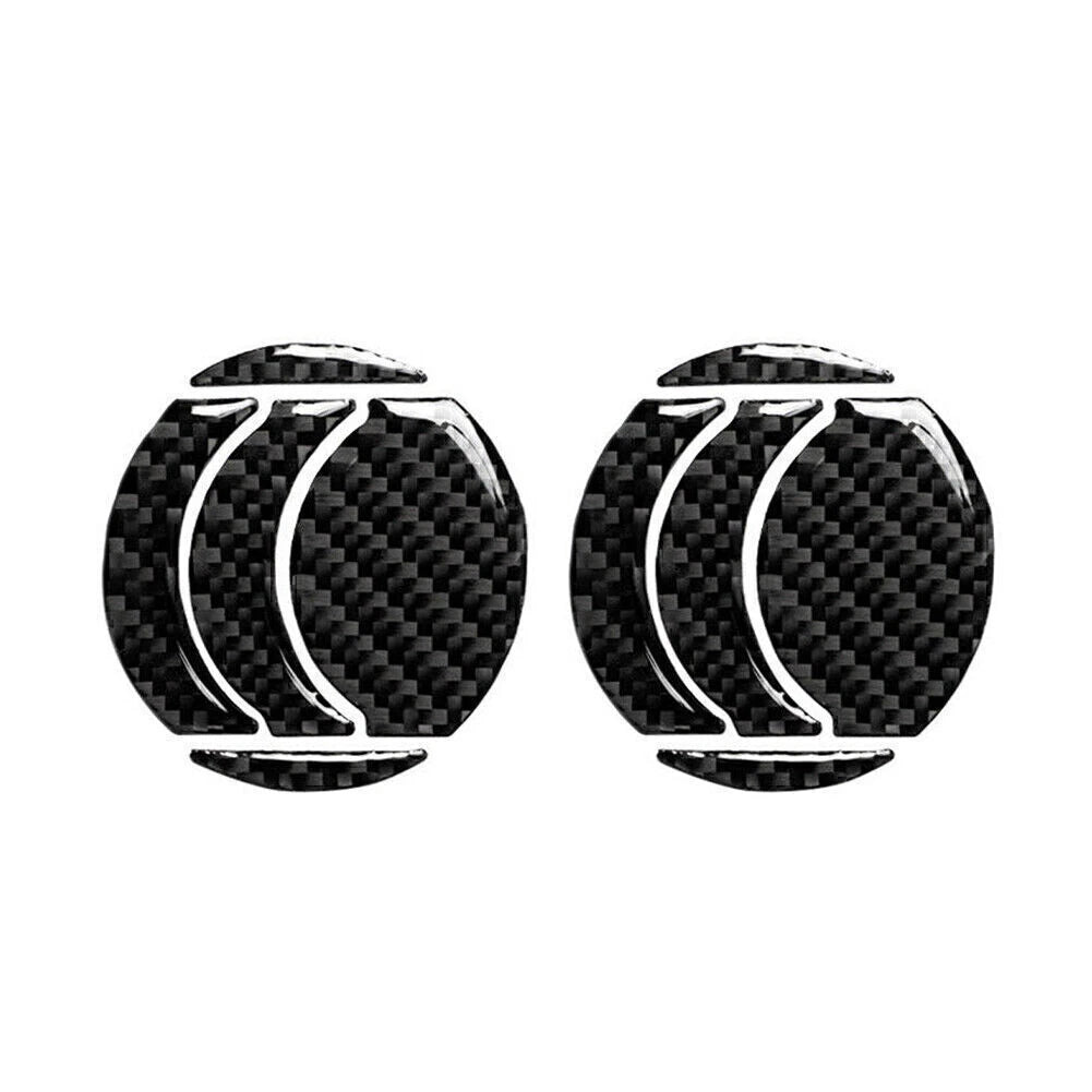10Pcs Carbon Fiber Dashboard Air Outlet Vent Trim for Nissan 350Z (2006–2009)