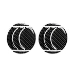 10Pcs Carbon Fiber Dashboard Air Outlet Vent Trim for Nissan 350Z (2006–2009)