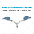 Rearview Mirrors for Harley Davidson Street Glide Dyna