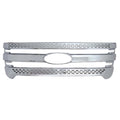 CHROME Snap On Grille Overlay Full Front Grill Insert for 11-15 Ford Explorer