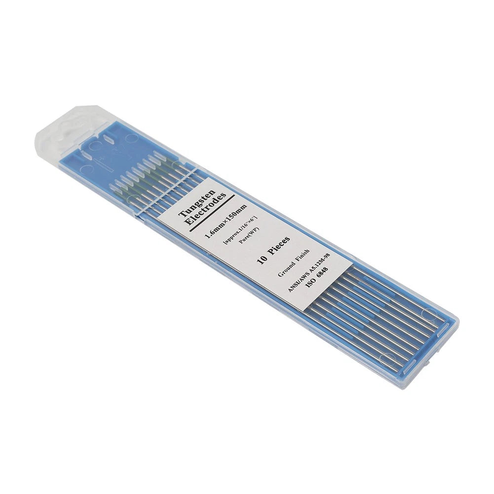 10X WP20 Pure Tungsten Electrode 1.6mm x 150mm for TIG Welding