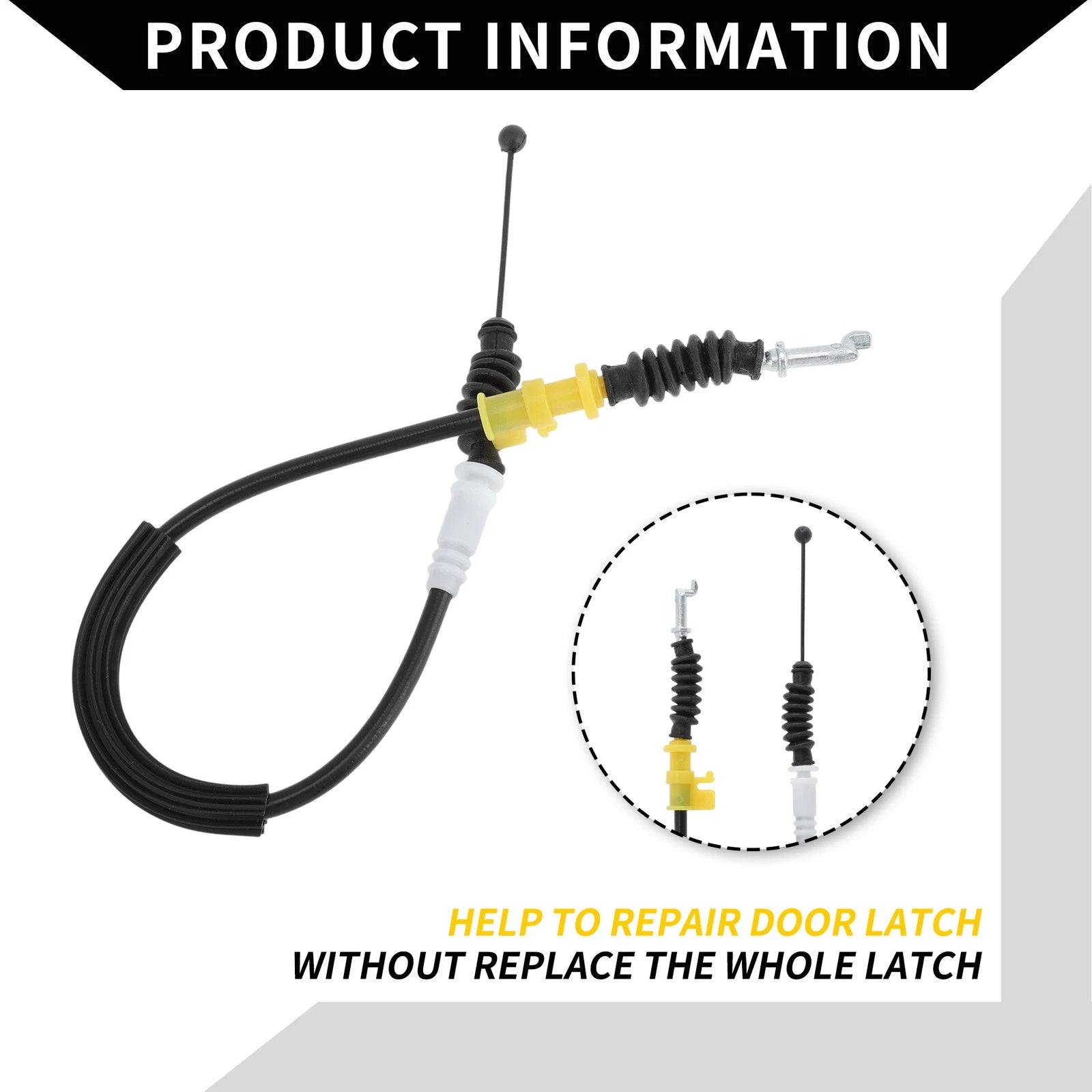 Door Bowden Handle Release Cable for Audi A1 A4 A5 A6 A7 A8 Q3 TT (2008–2020)