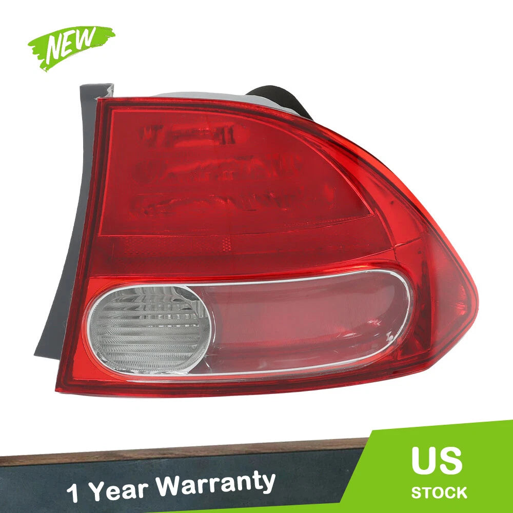 Right Side Halogen Tail Light Lamps for Honda Civic (2006–2008)