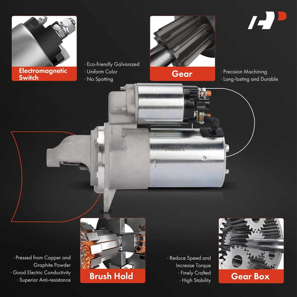 Starter Motor for Chevy Colorado, GMC Canyon, Envoy, Hummer (2008–2019)