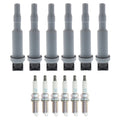 Set of 6 Ignition Coils & NGK Laser Platinum Spark Plugs for BMW E90 E91 328i