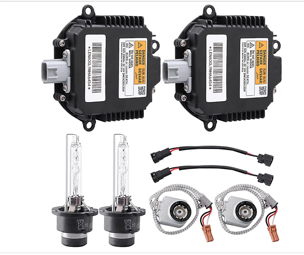 2X Xenon Ballast Igniter HID D2S Bulb Kit for Infiniti G35 G37 Q40 Q50 (2007–2015)