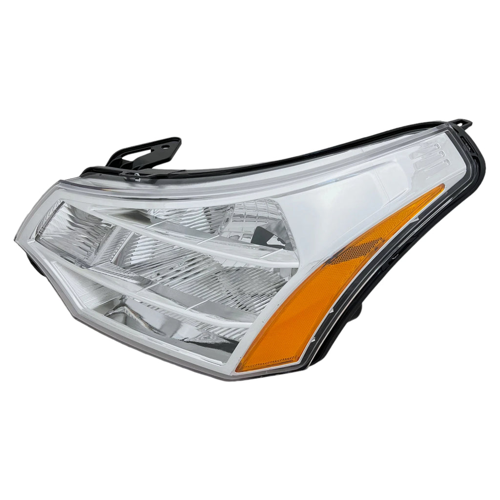 Driver Halogen Headlight with Bulb for Ford Focus (2008–2011) Chrome Trim