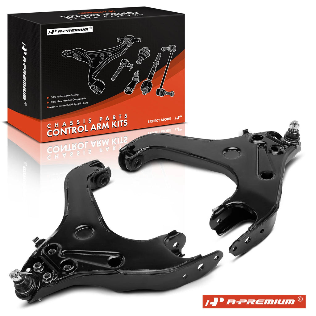 2X Front Lower Control Arm with Ball Joint for Mitsubishi 
