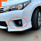 Chrome Fog Lamp Driving Light Set for Toyota Corolla Sedan (2014-2017)