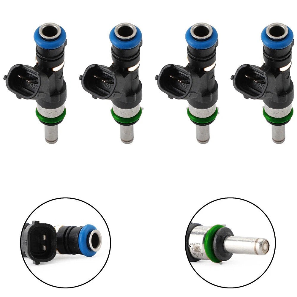 Set of 4 Fuel Injectors 1465A029 for Mitsubishi Lancer 2.0L (2008–2010)