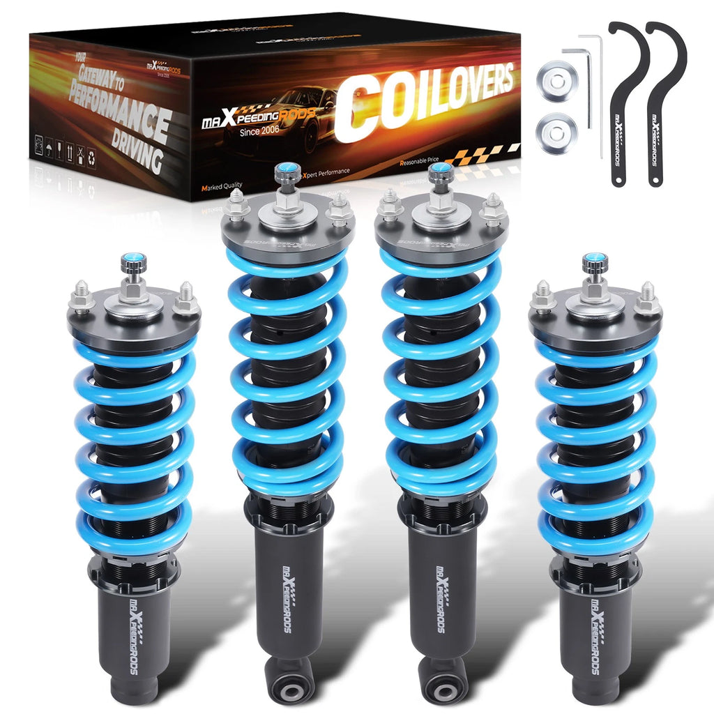 MaXpeedingrods T6 Coilovers 24 Way Adjustable Strut for Honda CR-V (1997–2001)