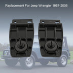 Stainless Liftgate Window Glass Hinges for Jeep Wrangler (1987-2006)