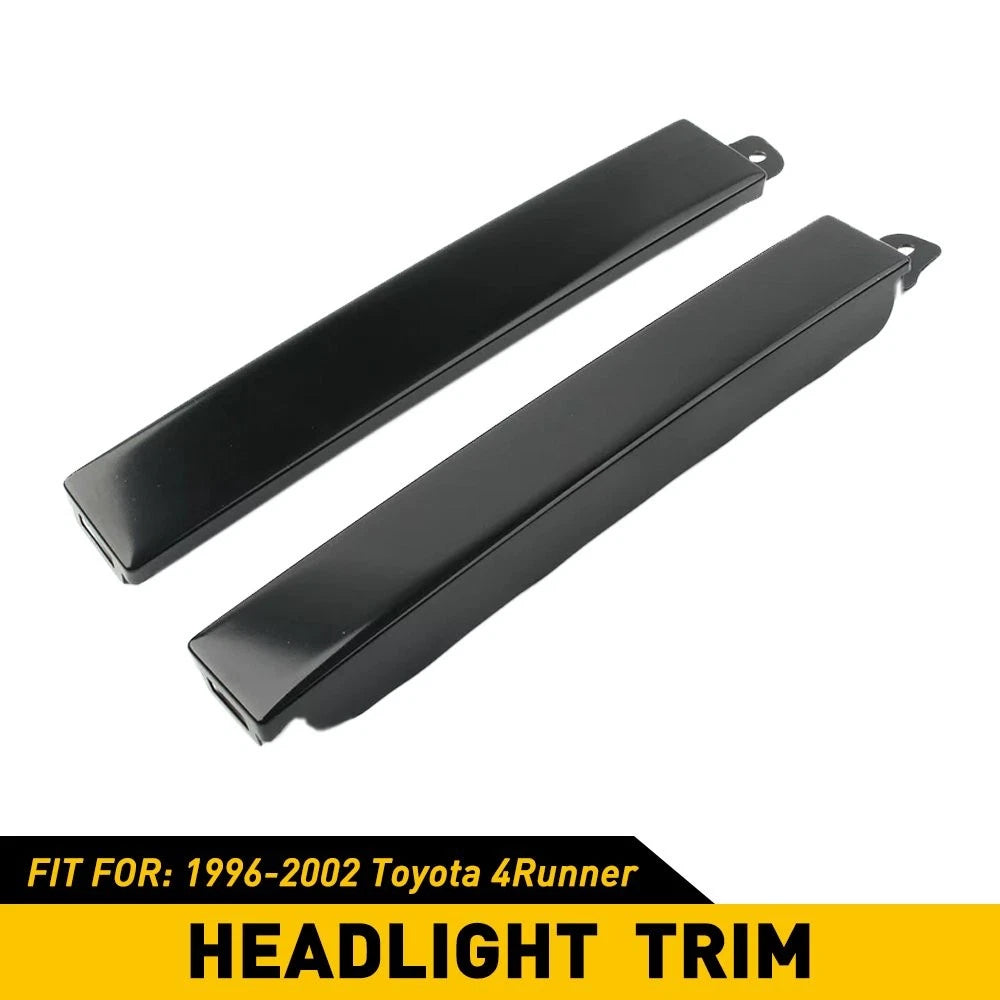 Set of 2 Front Bumper Grille Headlight Filler Trim for Toyota 4Runner (1996–2002)