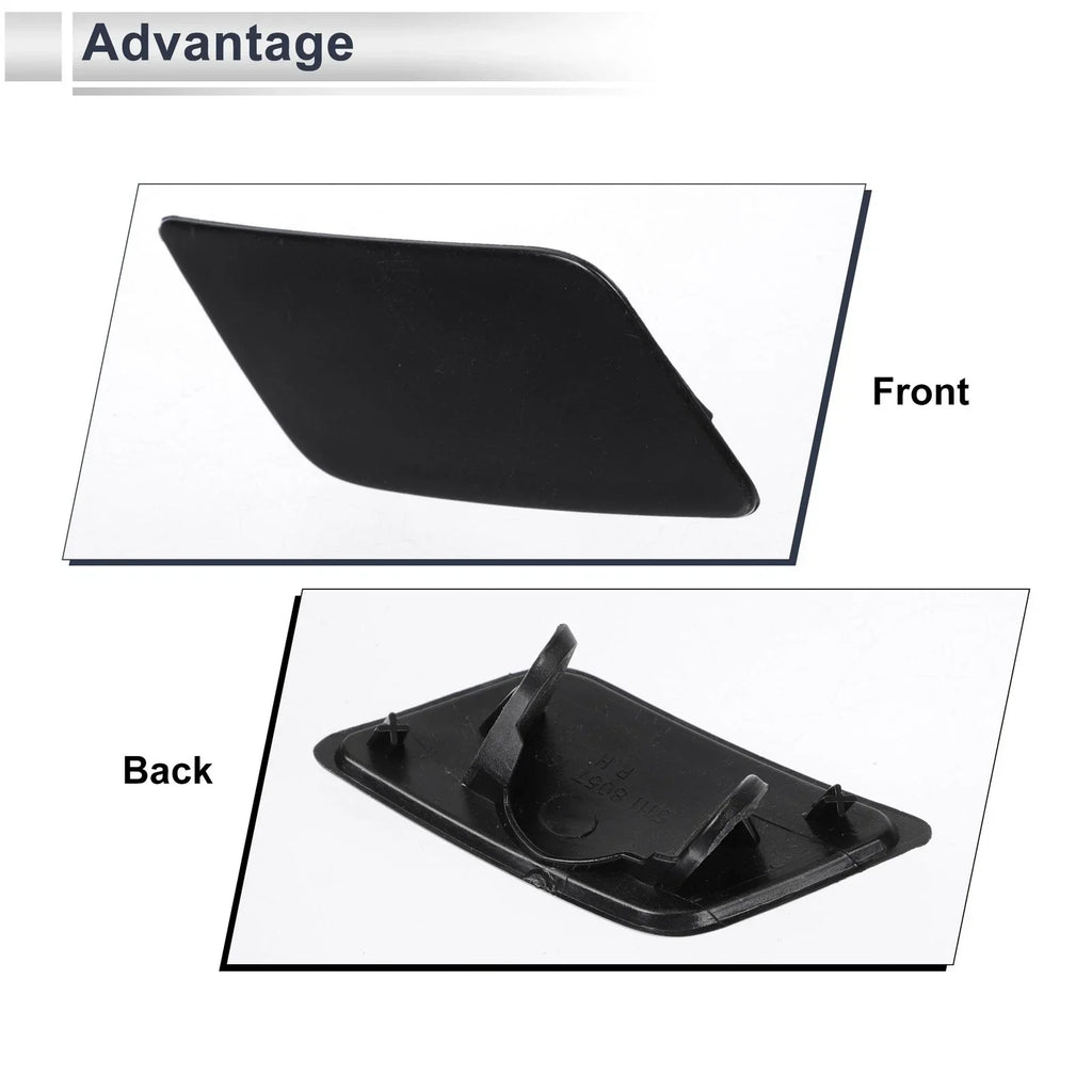 Front Right Side Bumper Headlight Washer Nozzle Cover for BMW 335i Unpainted