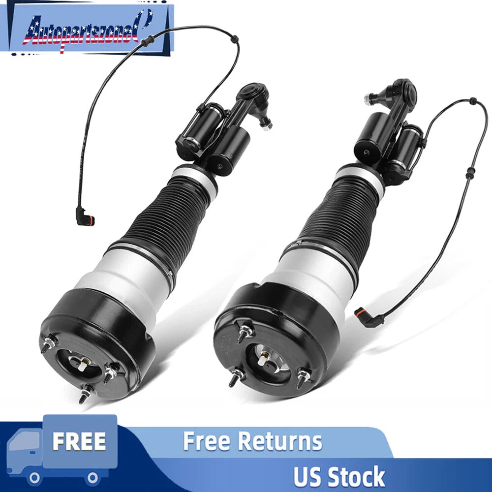 2X Front Air Suspension Struts for Mercedes W221 S500 S550 CL500 CL550 (2007–2013)