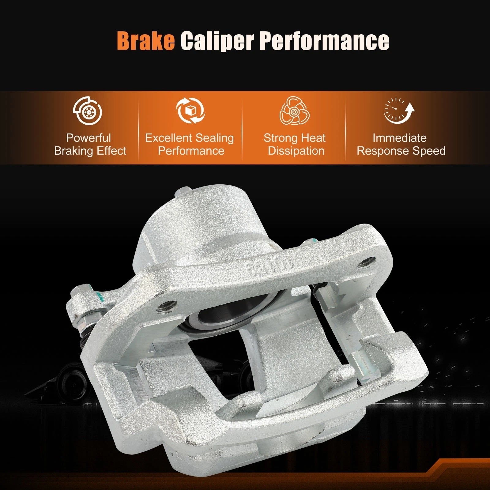 Front Right Brake Caliper with Bracket for Chevrolet Cruze (2016–2019)