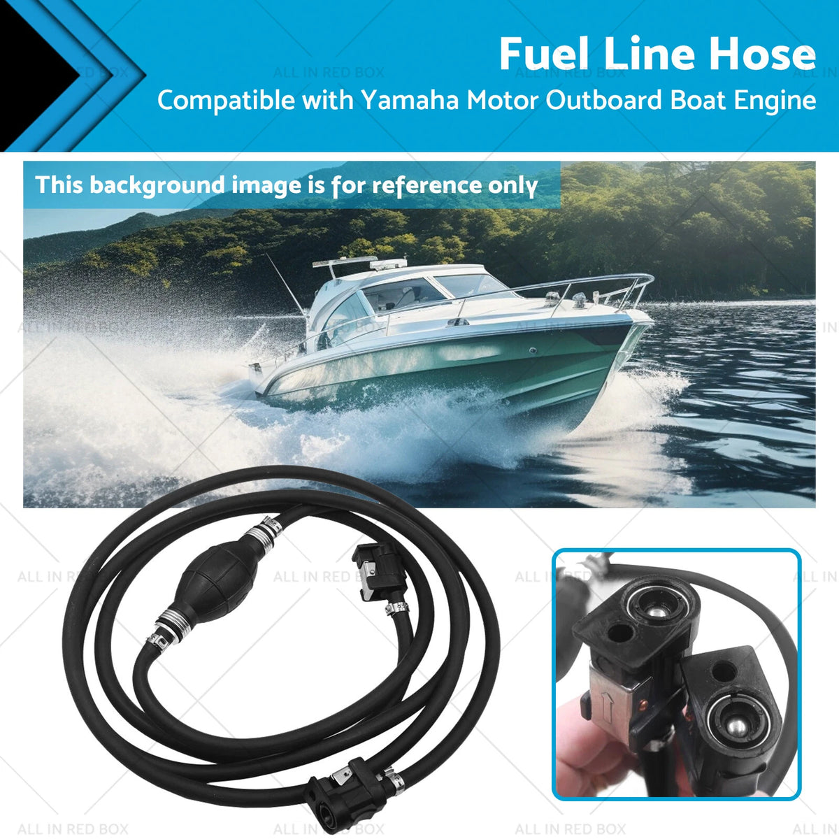 Fuel Line Hose for Yamaha Outboard Boat Engine (Petrol Tank)