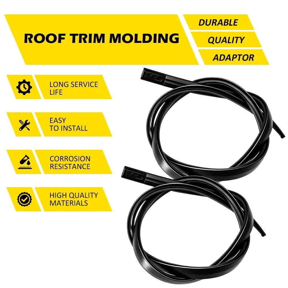 Set of 2 Roof Top Trim Drip Moldings Covers for Lexus IS300 (2001–2005)