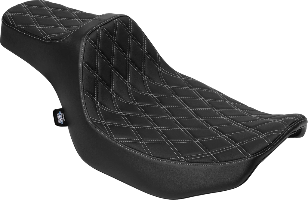 Set of 2 Drag Specialties Extended Reach Predator III Seats for Harley