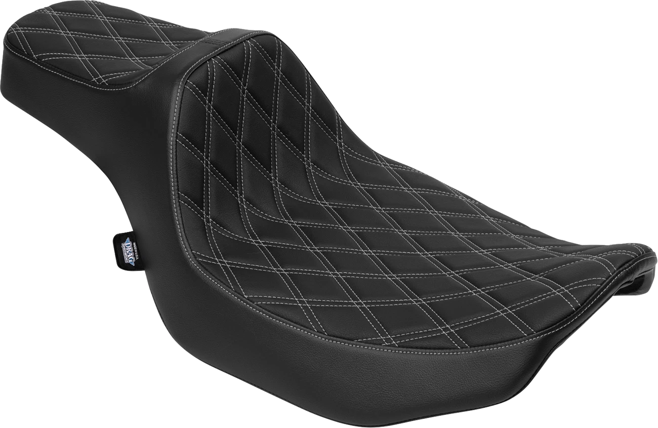 Set of 2 Drag Specialties Extended Reach Predator III Seats for Harley