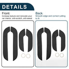 Car Door Anti Kick Pad Sticker Protector for Lexus NX300 (2015) - Black Set