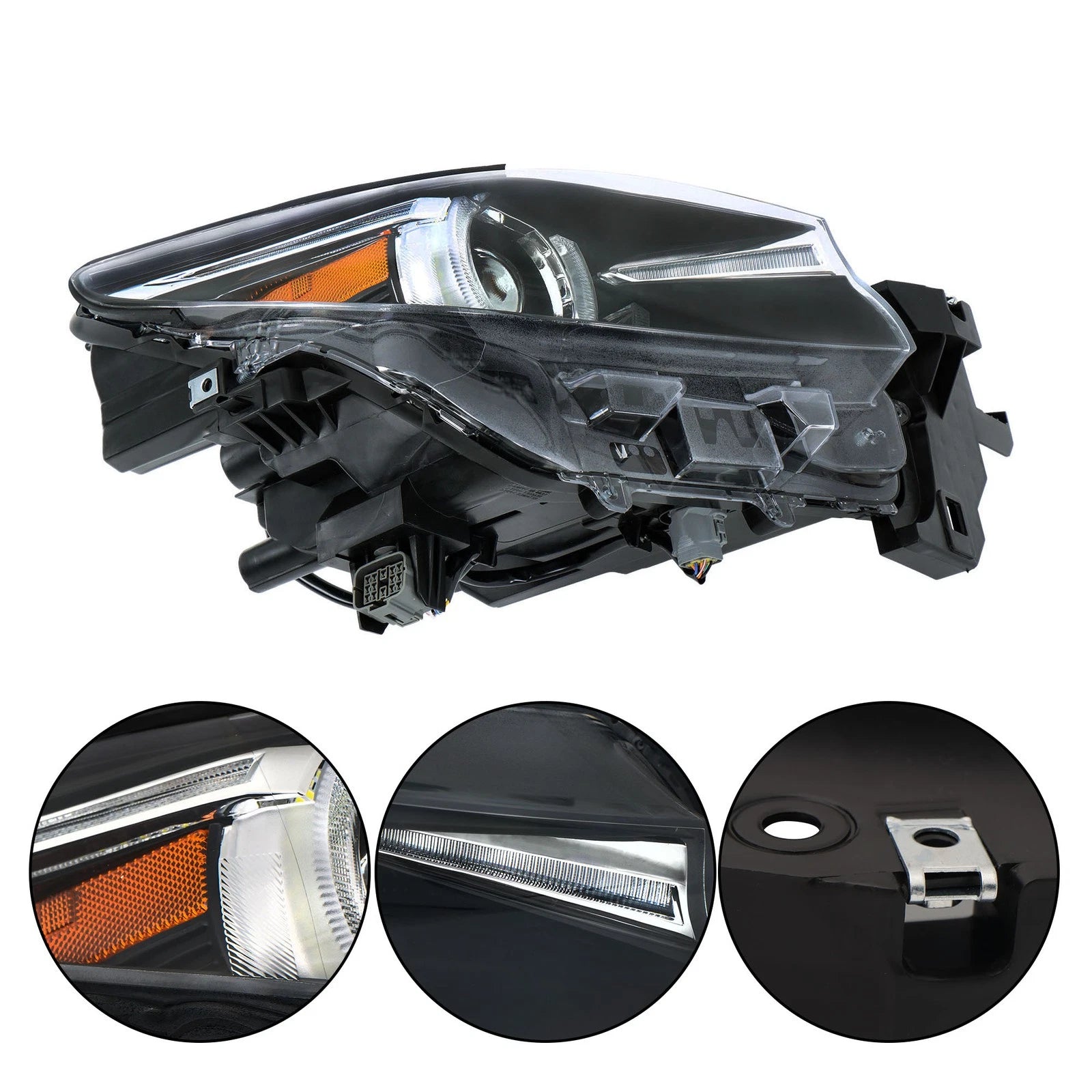 Full LED Headlight for Mazda CX-9 (2016–2023) Right Side Black