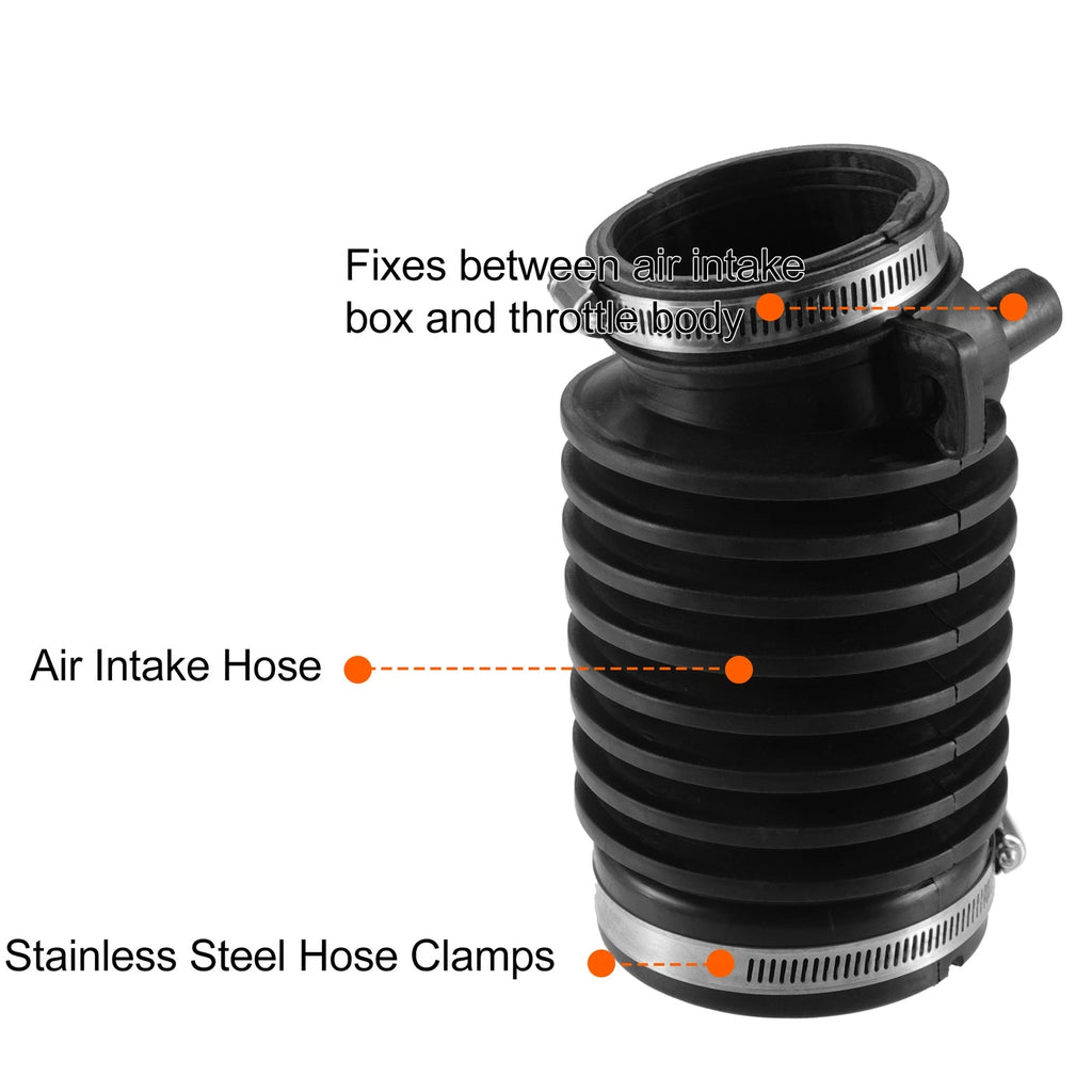 Air Intake Hose for Honda Accord (2003–2007) No. 17228RCAA00 Black