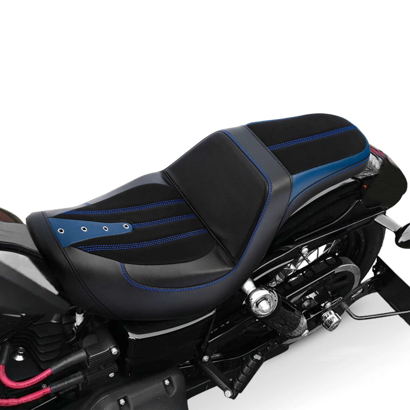 Rider & Passenger Seat for Harley Dyna Low Rider Wide Super Glide (2006–2017)