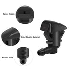 2X Front Windshield Wiper Nozzles Jet for Ford Focus (2008–2011), Edge (2007–2010)
