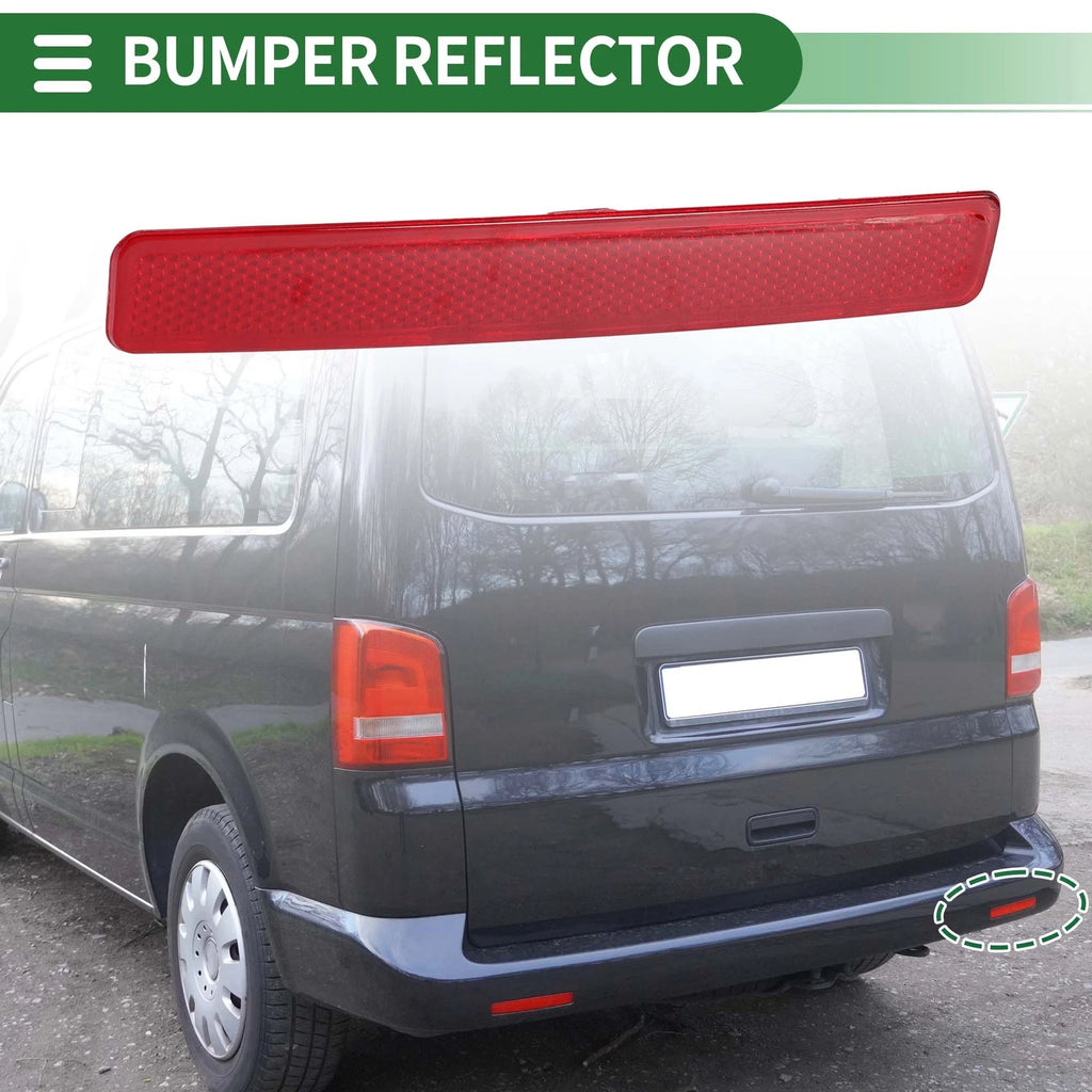 Bumper Reflector No.7E0945106 for Volkswagen Transporter T5 (2003–2015) Rear Right