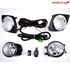 Set of 2 Chrome Fog Lights for Toyota RAV4 (2009–2012)