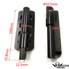 Dominator Black Highway Footpeg Mount for Harley Dyna FXD FXDL (1991–2016)