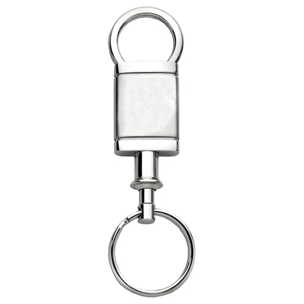 Blank Satin-Chrome Valet Keychain Key Fob KCV.BNK AU-Gold Accessories