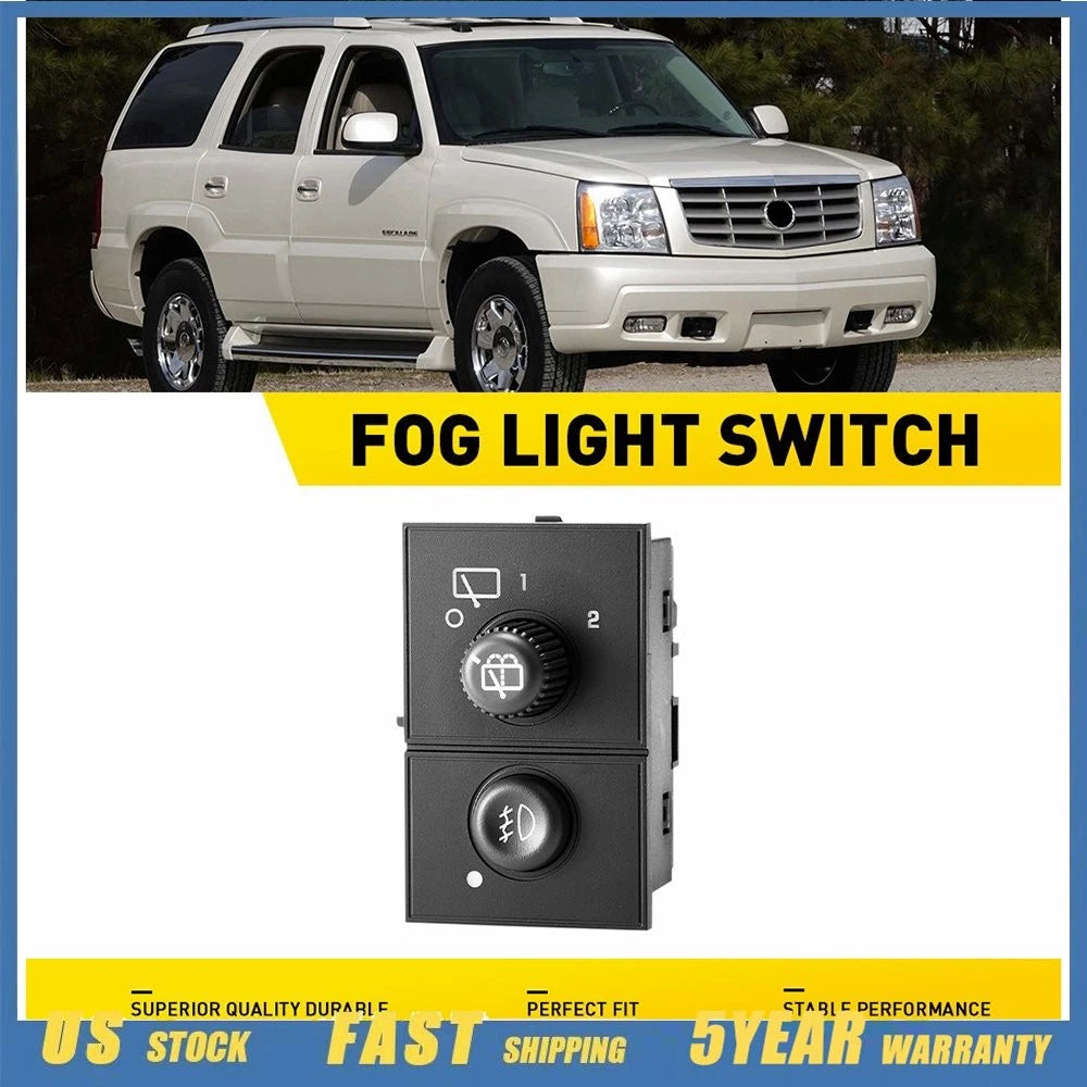 Fog Light Rear Wiper Control Switch for Chevrolet Avalanche Tahoe Suburban (2003–2006)