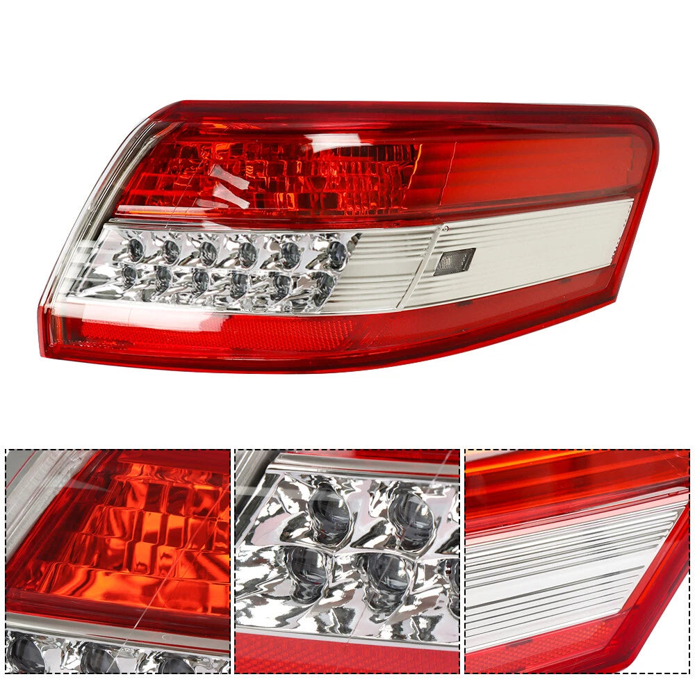 Chrome Right Passenger Side Tail Light for Toyota Camry (2010-2011)