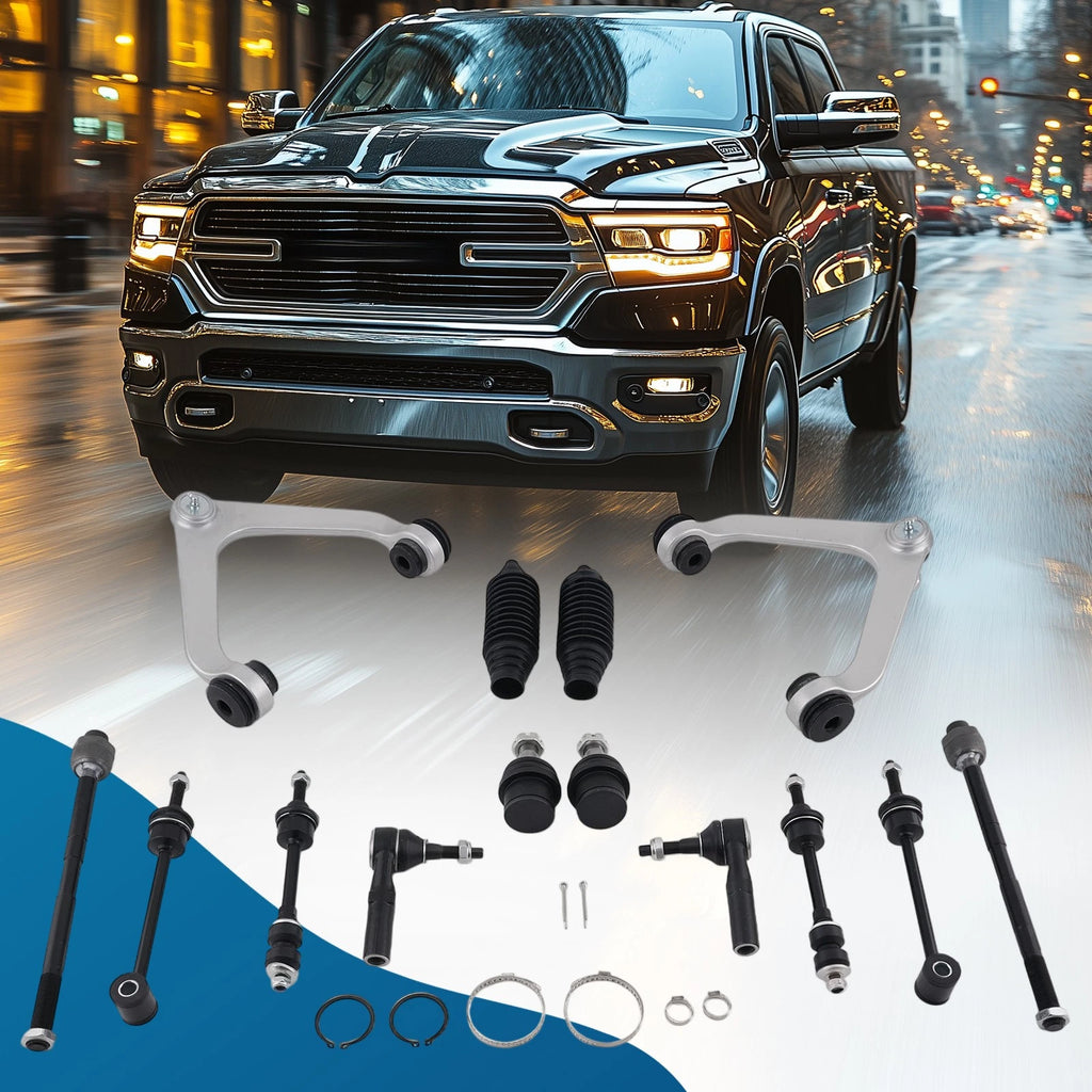 Control Arms, Sway Bar Links, Tie Rods for Dodge Ram 1500 2500 3500 (2002–2023)
