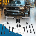 Control Arms, Sway Bar Links, Tie Rods for Dodge Ram 1500 2500 3500 (2002–2023)