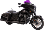 Klock Werks Kolor Flare Windshield 10" for Harley Davidson (2014–2023) - Purple KWW-04-0641
